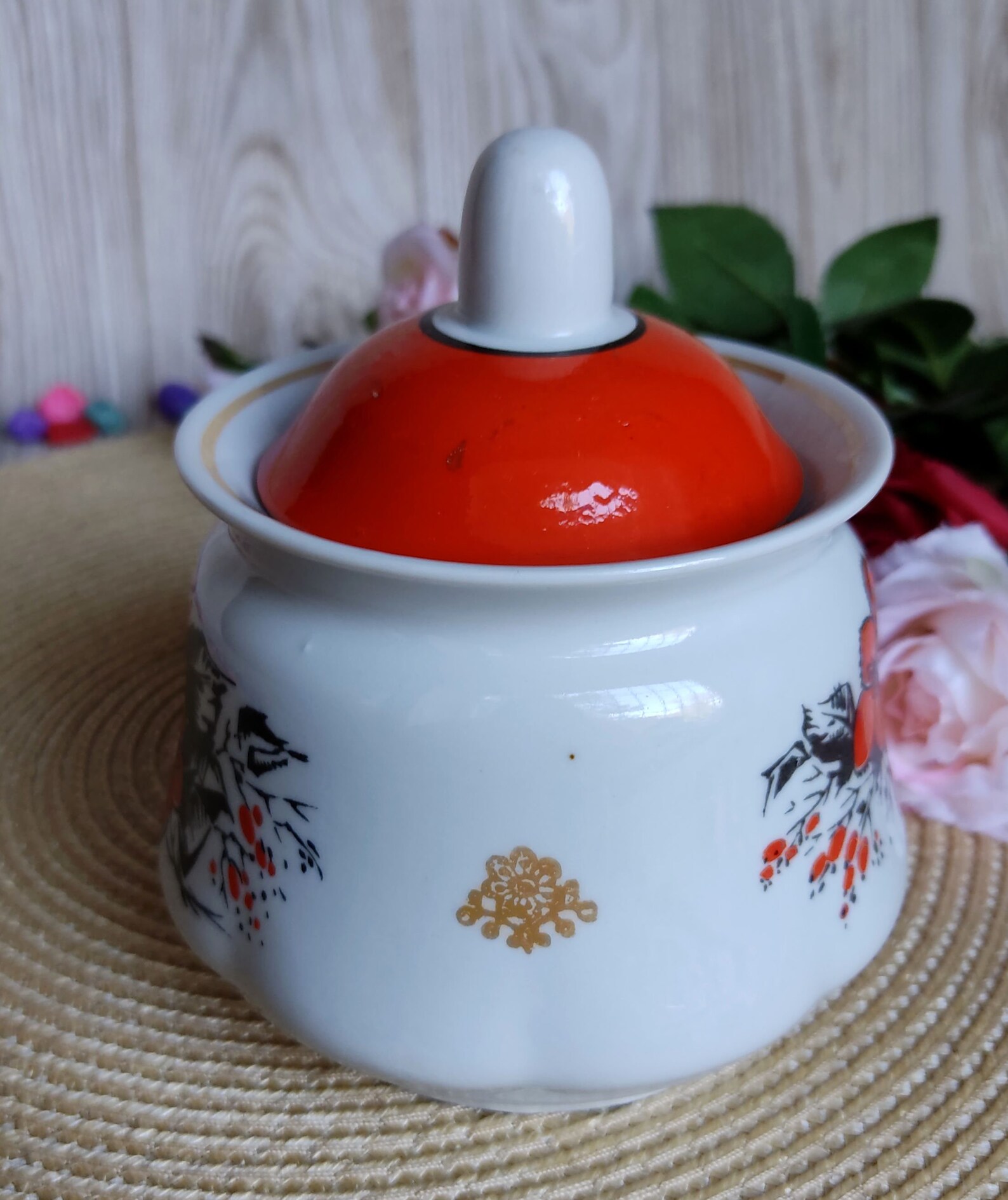 Vintage Sugar Bowl Soviet Porcelain Sugar Bowl Old Sugar Bowl Etsy