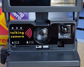 ポラロイドカメラ636  talking camera Polaroid 636 Talking Camera Working Polaroid With Box Retro