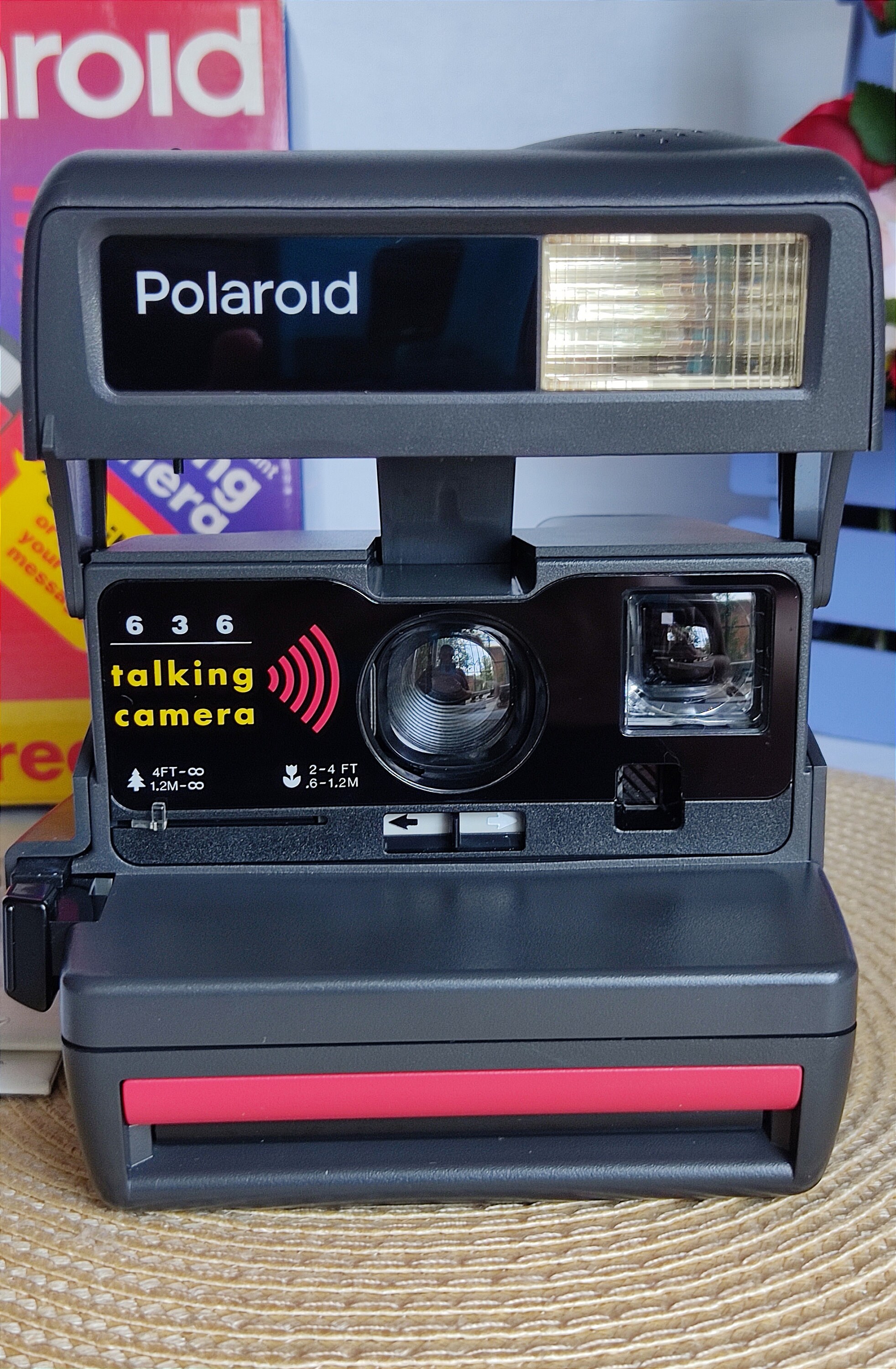Polaroid 636 Talking Camera Working Polaroid With Box Retro