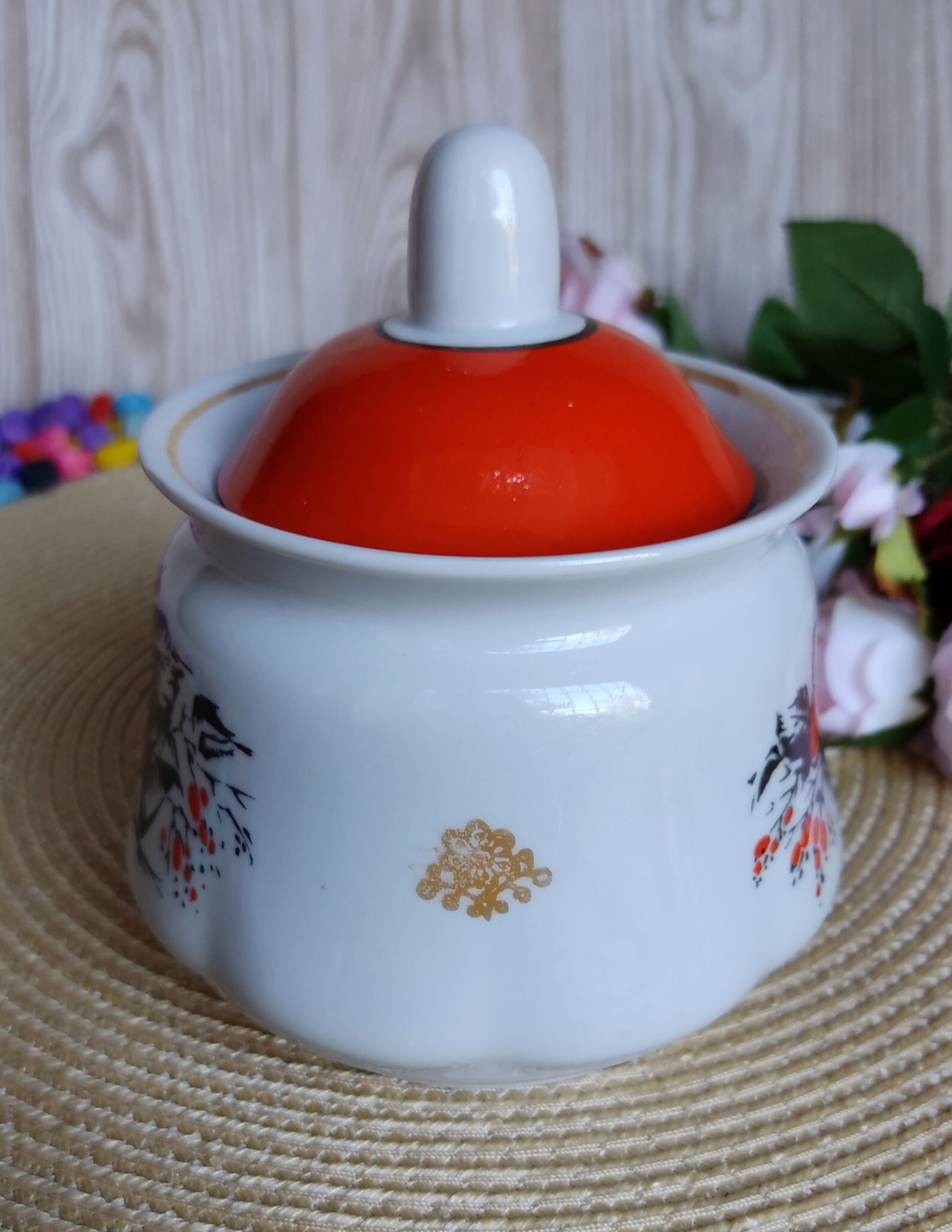 Vintage Sugar Bowl Soviet Porcelain Sugar Bowl Old Sugar Bowl Etsy