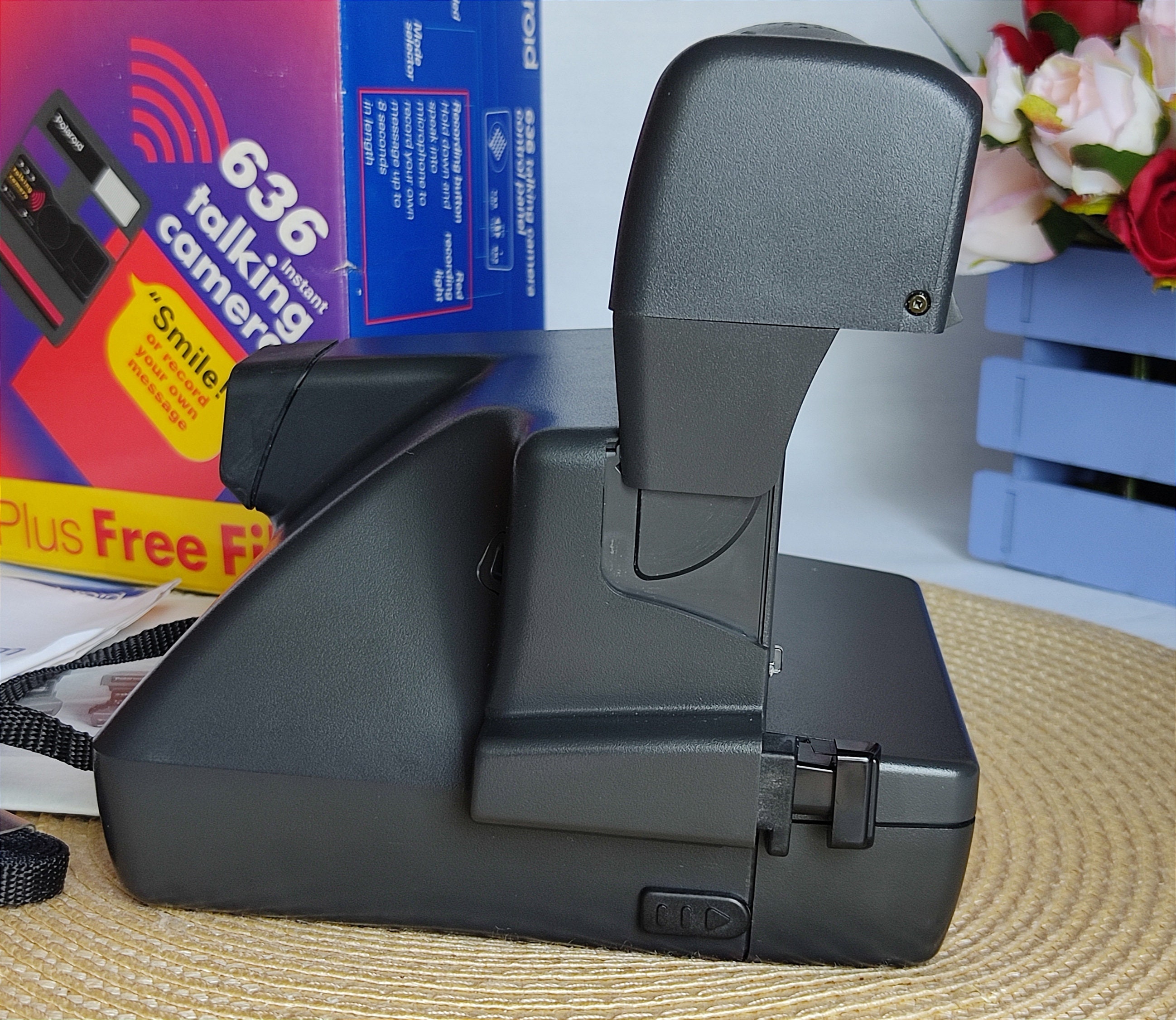 Polaroid 636 Talking Camera Working Polaroid With Box Retro