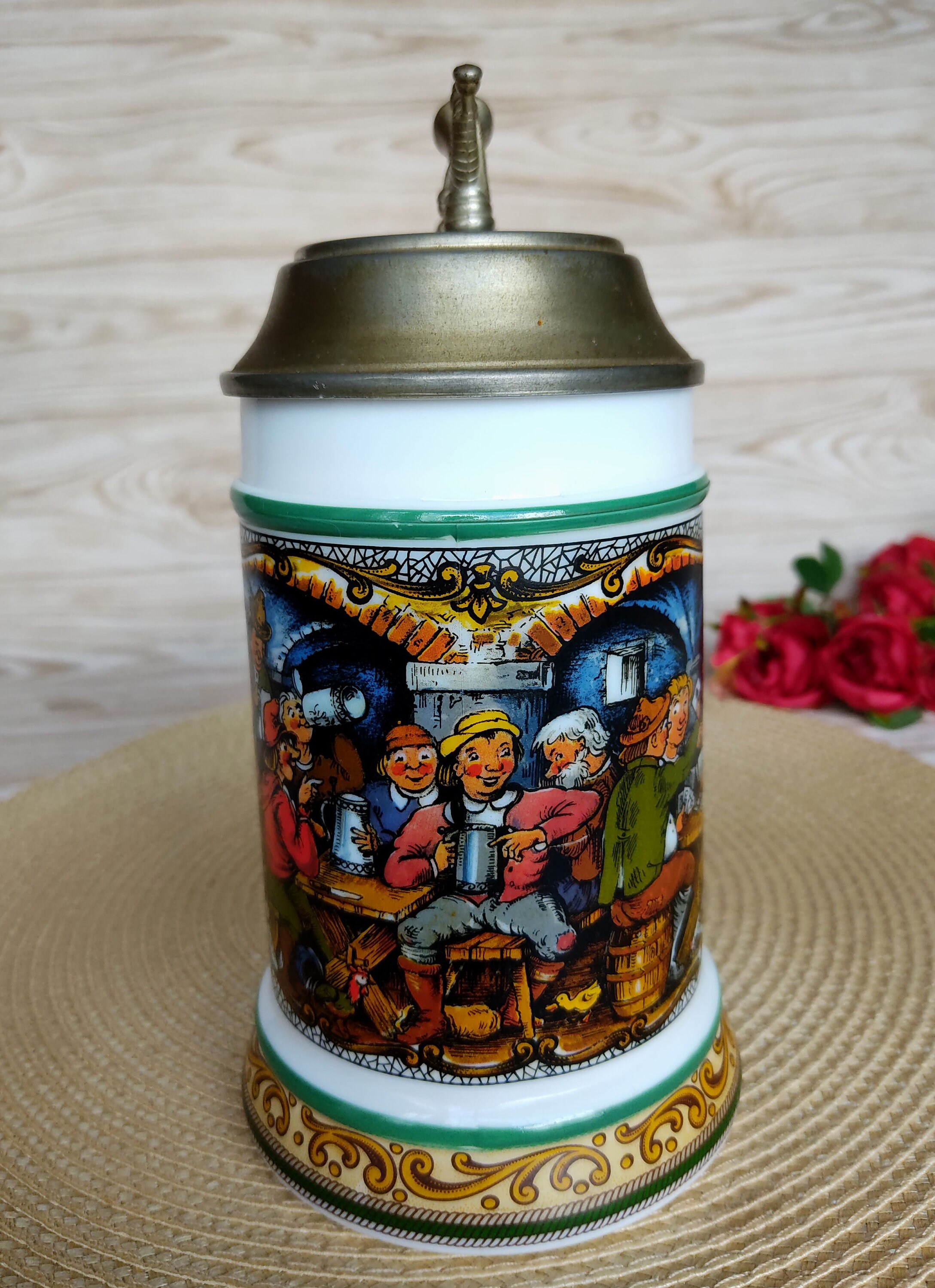 陶器製ビールジョッキ ドイツ製 ミュージカルビールジョッキ ビール