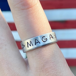 MAGA ring / Make America Great Again Ring/ Trump support ring