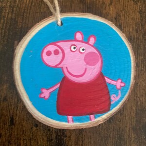 Peppa Pig Ornament. Peppa Pig Christmas. - Etsy