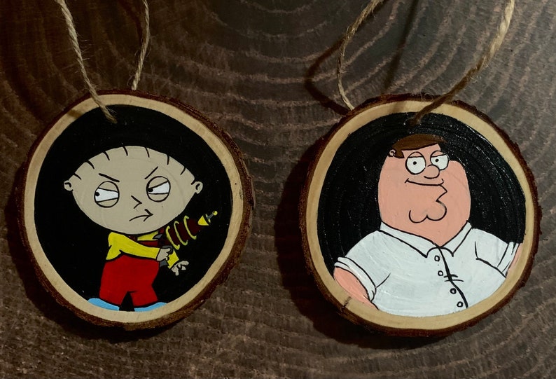 Family Guy Ornaments / Family Guy Christmas / Stewie Griffin / Etsy