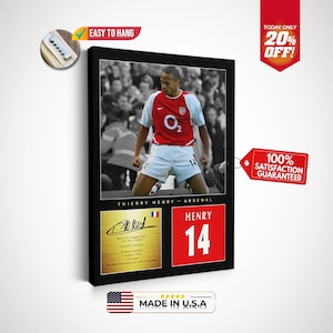 Football Player Wall Art, Motivational Canvas Art, Football Legend Poster, Ready to Hang Sport Star Canvas, Home Decor, Gift For Him