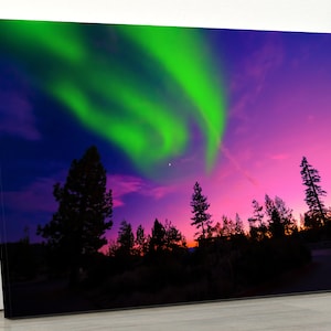 Northern Lights, Aurora Borealis | Lighting Of Nature | Aurora Wall Art | Landscape Painting | Beautiful Photography | Photo Northern Lights