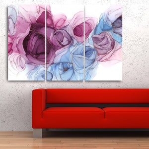 Abstract Colorful | Paint Marble | Canvas Wall Art | Colorful Abstract | Contemporary Art | Prints Wall Art | Marble Texture | Modern Art | 3 Panels