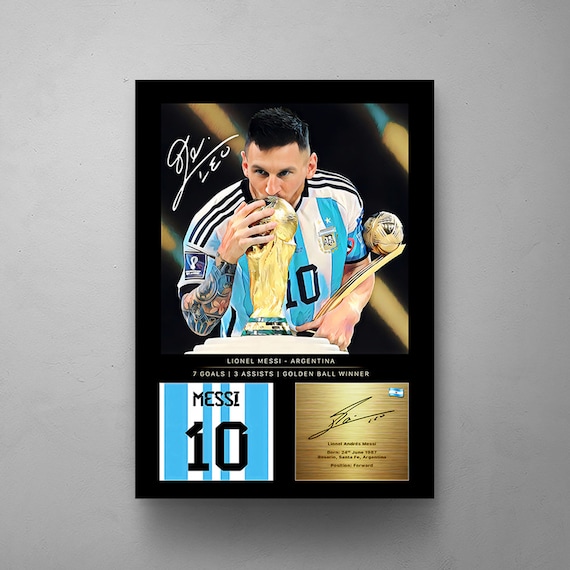LIONEL MESSI 10, Inspirational Wall Art, Messi Poster, Pop Culture 