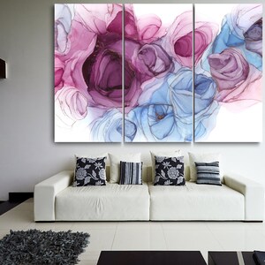 Abstract Colorful | Paint Marble | Canvas Wall Art | Colorful Abstract | Contemporary Art | Prints Wall Art | Marble Texture | Modern Art | image 2