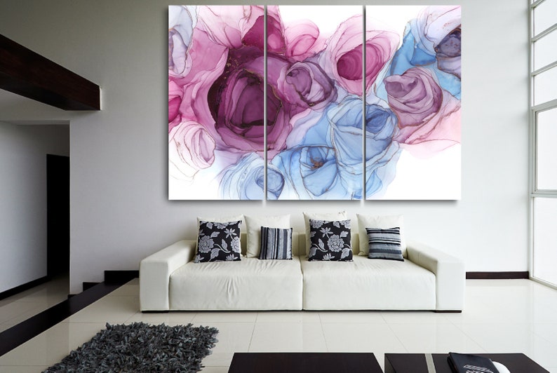 Abstract Colorful | Paint Marble | Canvas Wall Art | Colorful Abstract | Contemporary Art | Prints Wall Art | Marble Texture | Modern Art | image 2