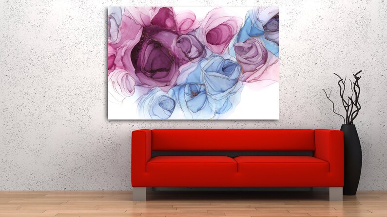 Abstract Colorful | Paint Marble | Canvas Wall Art | Colorful Abstract | Contemporary Art | Prints Wall Art | Marble Texture | Modern Art | 1 Panel