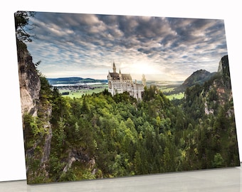 Beautiful Neuschwanstein Castle | Home Decor | Printable Wall Art | Office Decor | Nature Prints | Famous Picture | Canvas Wall Art | Gifts