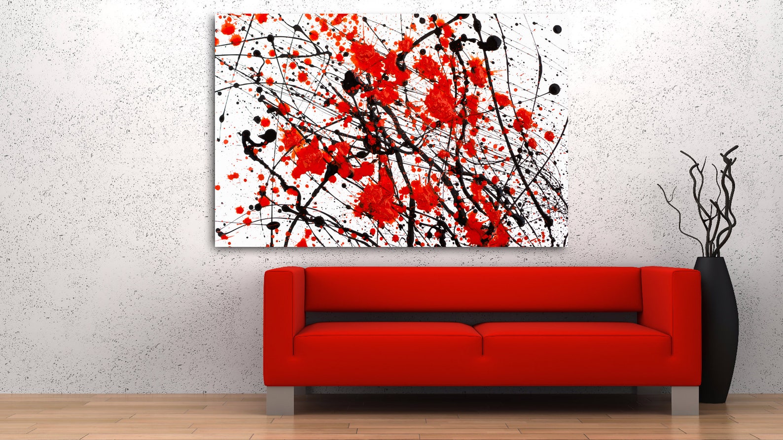 Abstract Canvas Wall Art Prints Aesthetic Room Decor Office Etsy