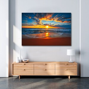 Sunset Art, Beach Decor, Beach Wall Art Prints, Puerto Rico Wall Art, Ocean Art, Room Decor Aesthetic, Canvas Wall Art, Housewarming Gifts image 7