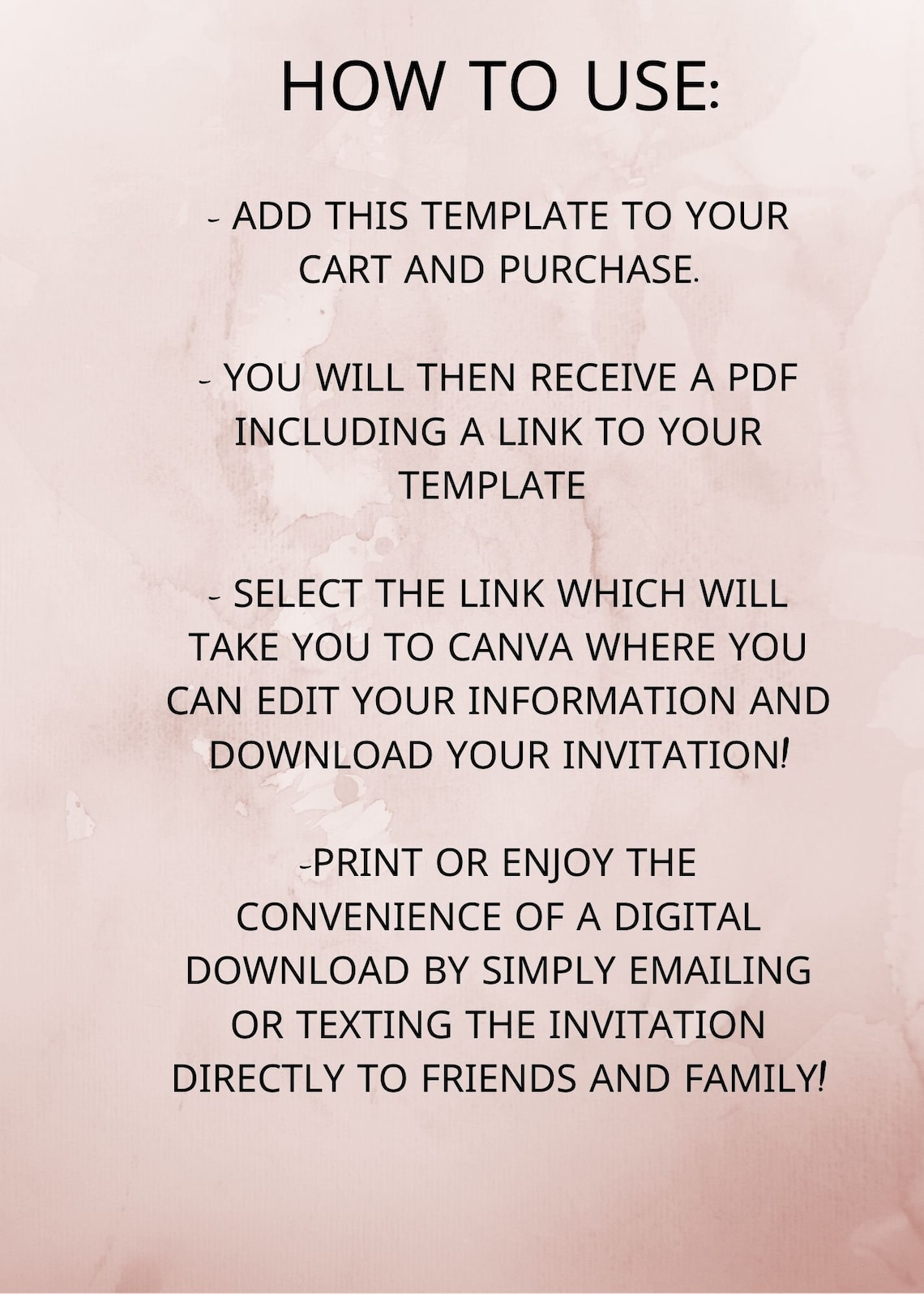 Baby Shower Invitation Baby Shower Invitation Template | Etsy