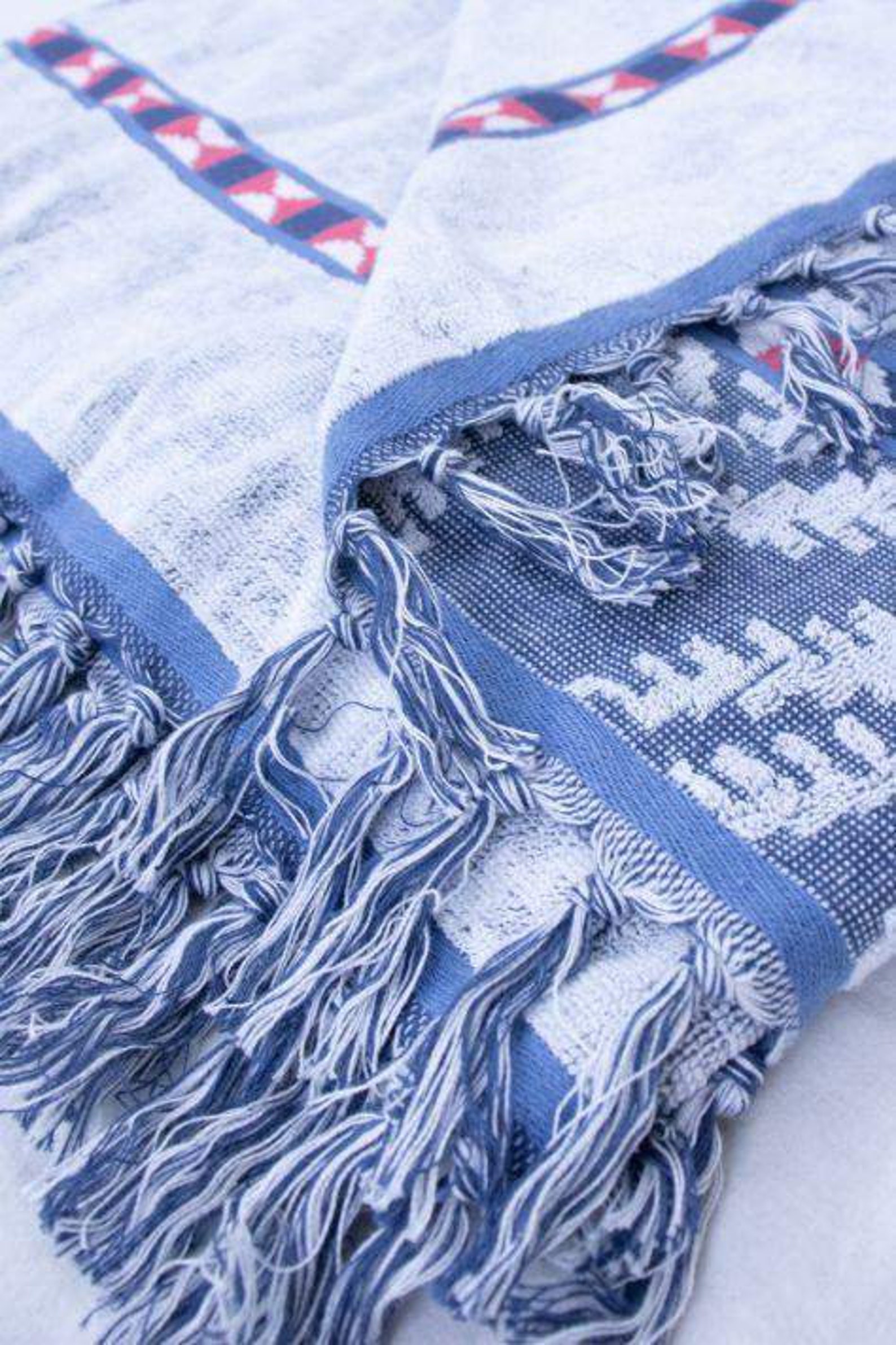 OEKOTEX® Certified Beach Towel with Tassels Soft Large Etsy