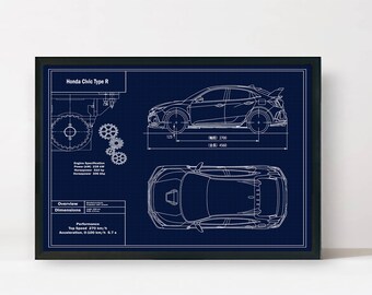Honda Civic Type R | Etsy