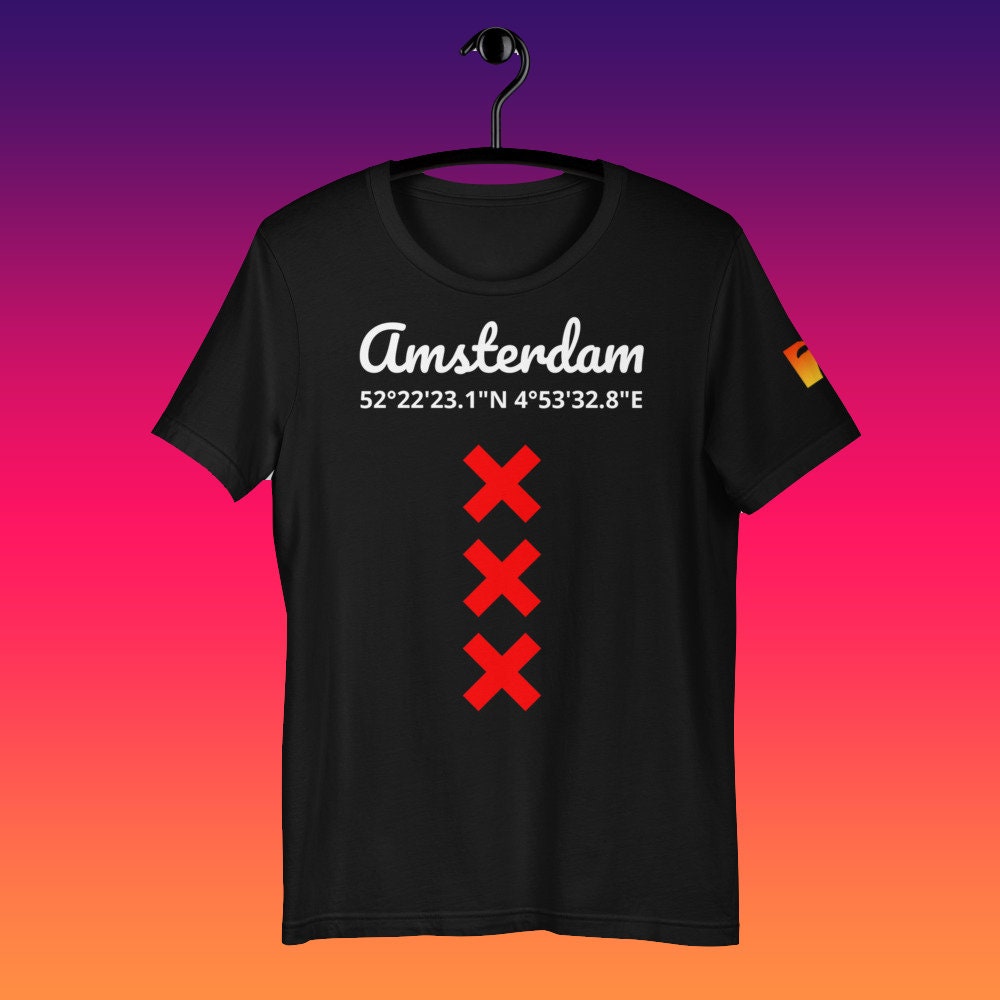 Amsterdam Coordinate T Shirt UNSX | Etsy