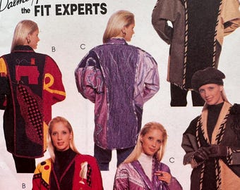 McCall's 8532 / Palmer and Pletsch Creative Jacket / Size 8 10 / Sewing Pattern
