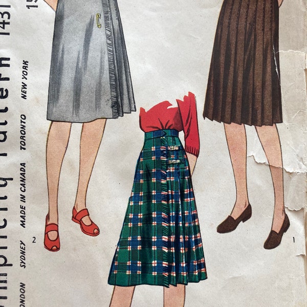 Vintage Skirt-Waist 24 to 32