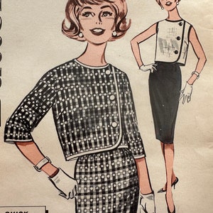 Butterick 9670 / Jacket and Skirt One Yard Pattern / Size 16 - Etsy