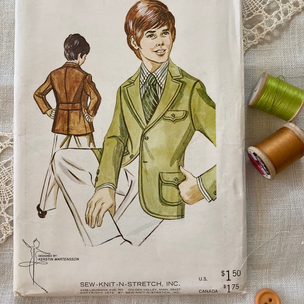 Sport Coat Pattern Etsy
