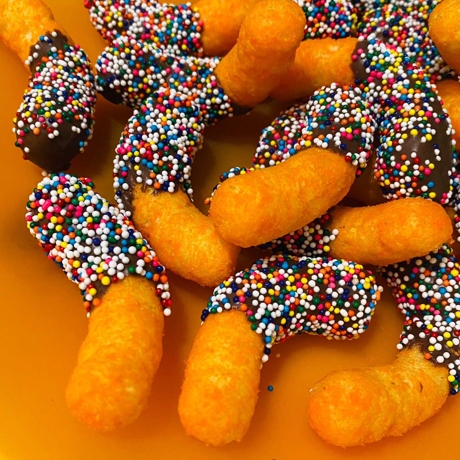 chocolate covered cheetos
