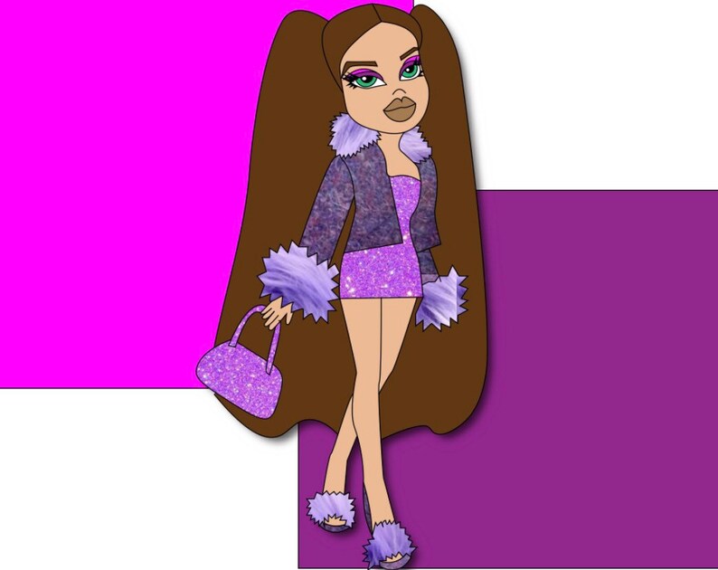 Make Yourself Into A Bratz Doll Custom Bratz Doll Portrait Of You 
