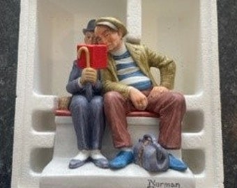 The Interloper - from The 12 Norman Rockwell Porcelain Figurines - Danbury Mint 1980