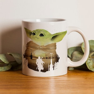 Baby Yoda Coffee Mug! Graduation, Cute Gift for Her Him Star Wars Art – Abe  Gallery