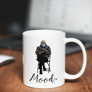 Bernie Sanders Sitting Mood Mug The Man The Legend The Myth image 2