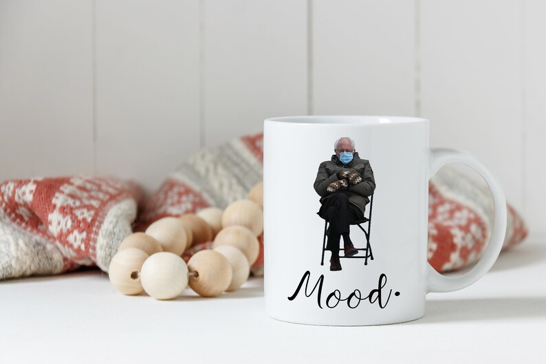 Bernie Sanders Sitting Mood Mug The Man The Legend The Myth image 3