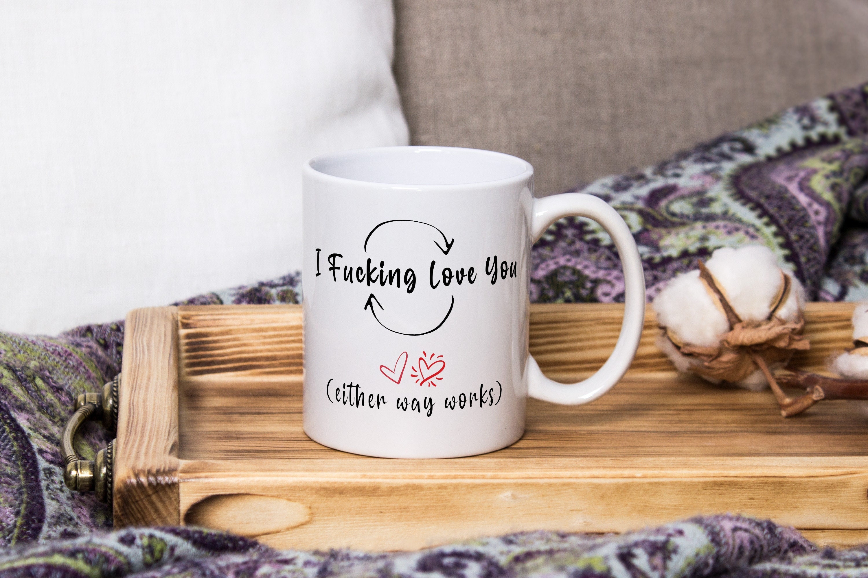 I Like Pretty Things And The Word Fuck – *MATURE* Engraved Tumbler, Funny  Adult Travel Mug, Adult Mug – 3C Etching LTD