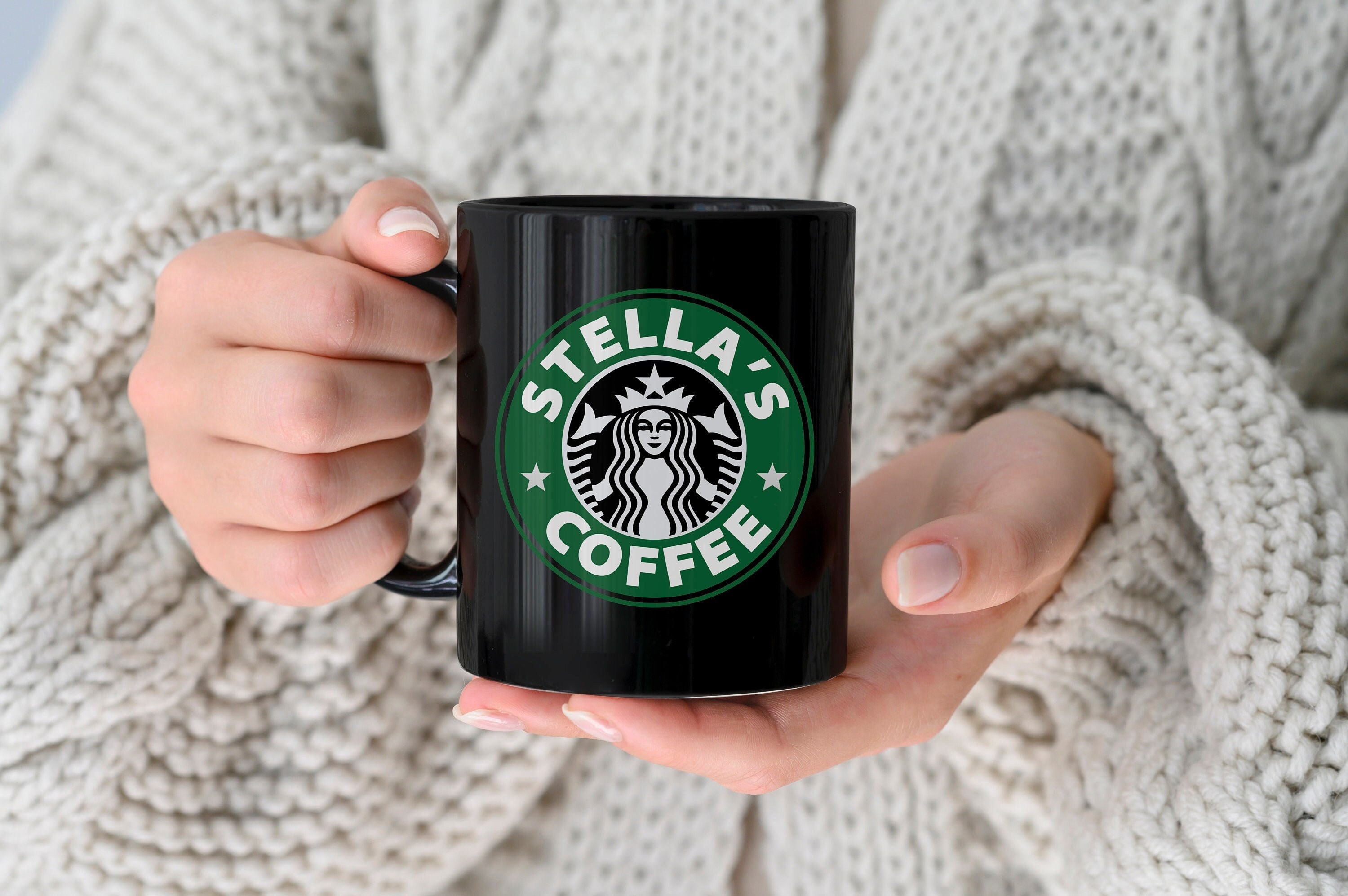 Starbucks Dining | Starbucks Ceramic Tumbler California 12oz 355ml | Color: Black/White | Size: Os | Beautyinla's Closet