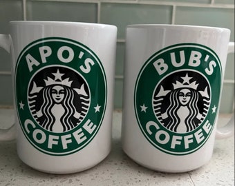 Starbucks Mugs, Personalized Starbucks Coffee Mug, Custom Starbuck Cup, Gift for Him, Gift for Her, Mother's Day Gift, Mom Gift for Dad