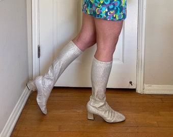 fancy dress knee high boots