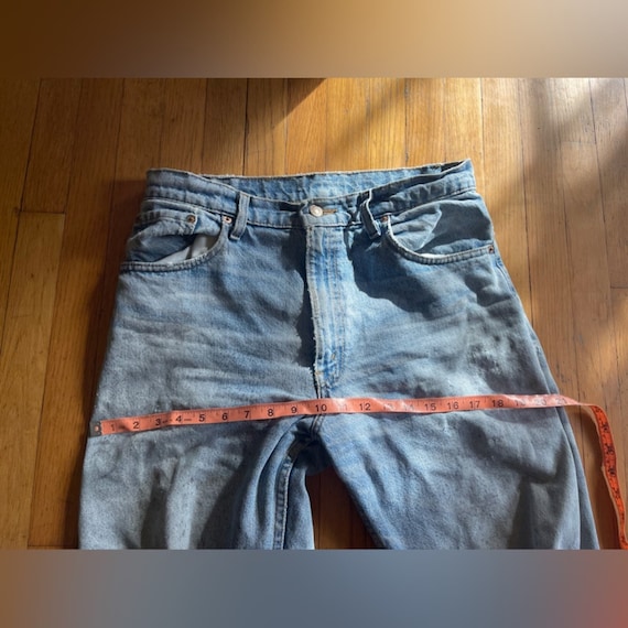 80s Vintage Levis Distressed 550 Denim - image 9