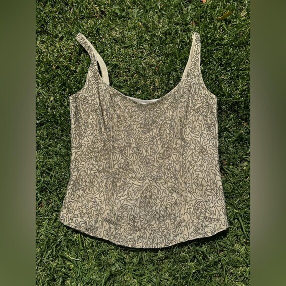 Blouse Sans Manches Dana Buchman - Pailletée (Sequin) - Taille XL - Occasion Très Bon État