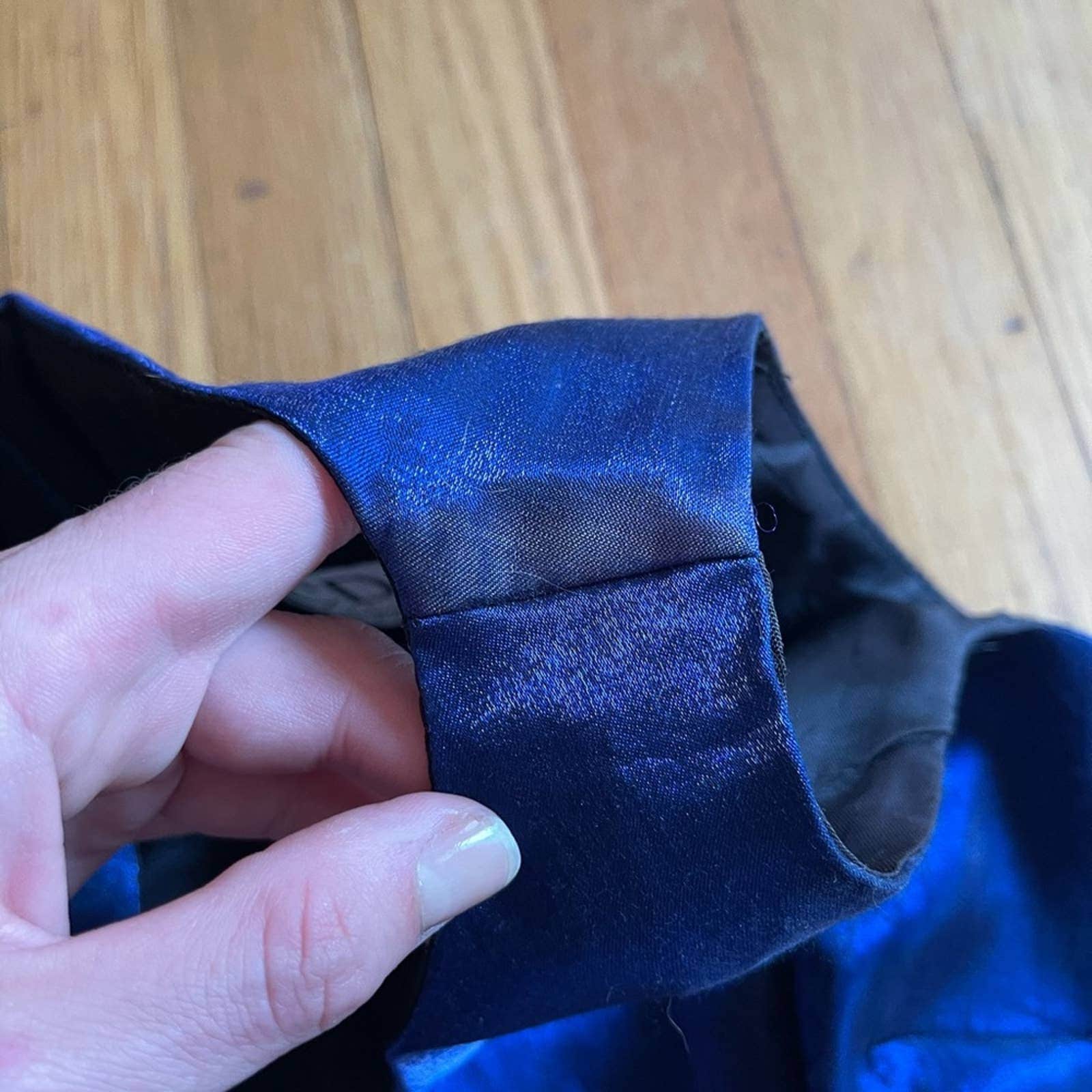 Y2k Blue Glitter Gradient Gown main image 1