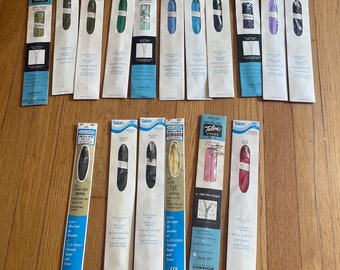 Vintage Assorted 12 inch Zippers - Priced Per Zipper