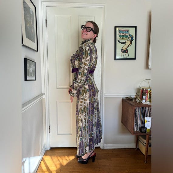 ヴィンテージドレス Maxi dress マキシ ドレス 70 年代 Vintage 古着
