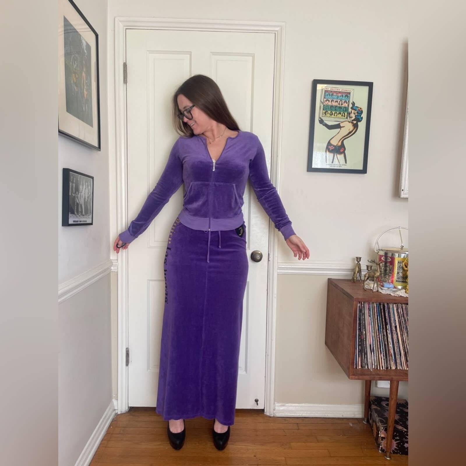 Velour Tracksuit Skirt Etsy
