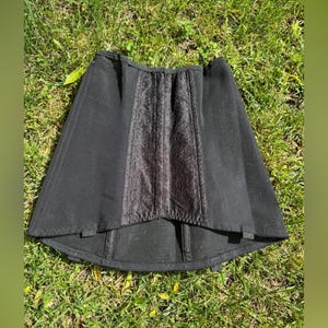 60s Vintage Black Open Bottom Girdle