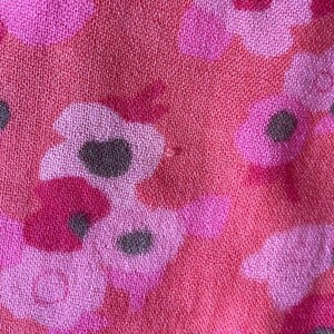 60s Vintage Pink Floral Shift Dress image 4