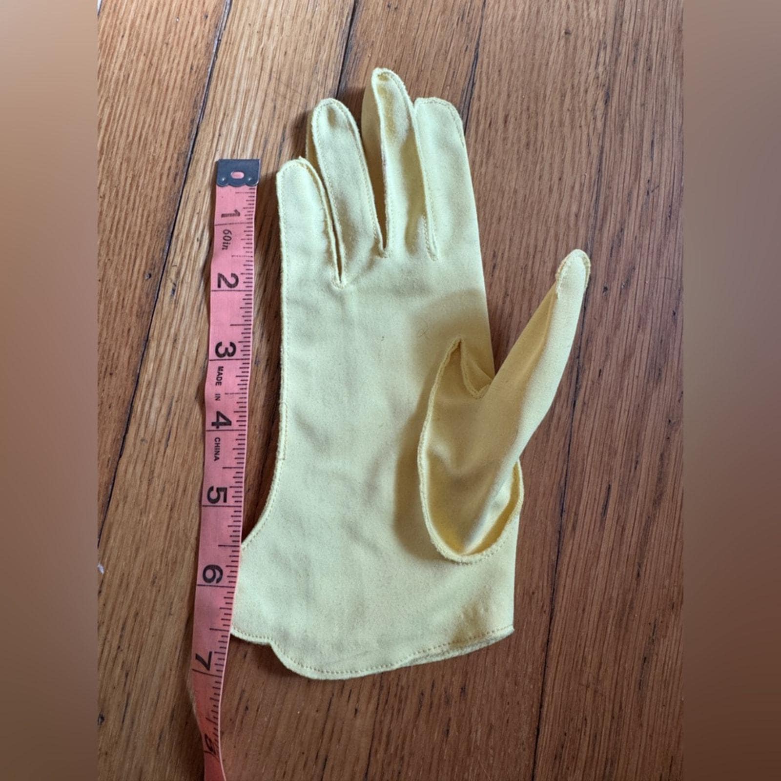50s-60s Vintage Yellow Short Gloves - Etsy