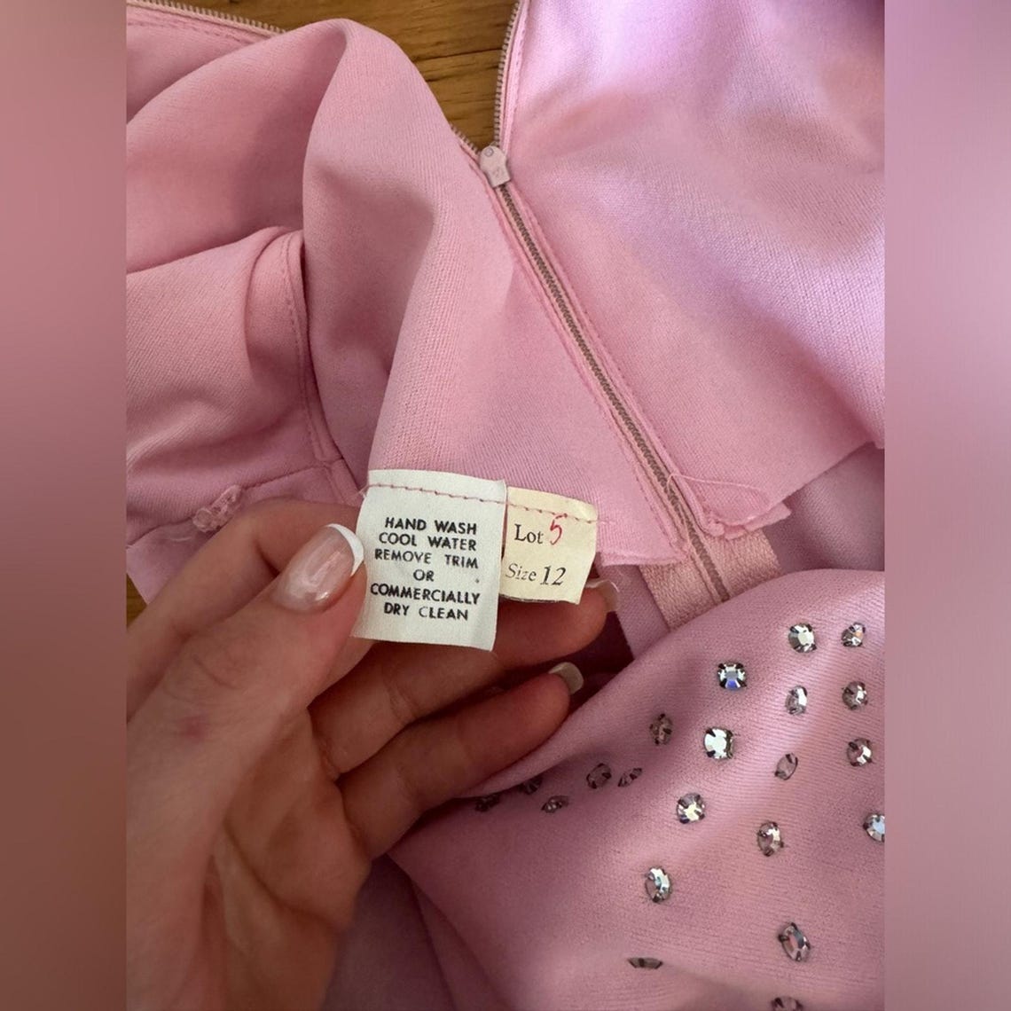 90s/60s Metrostyle Retro Mod Bubblegum Pink Dress By Metrostyle