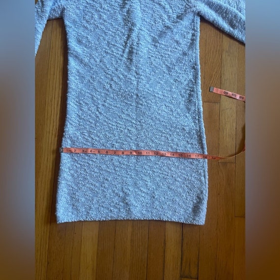 70s Vintage St John Baby Blue Knit Mini Dress - image 7