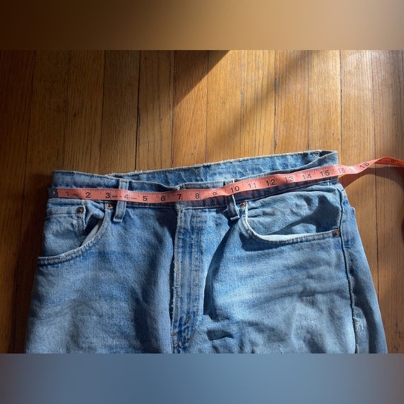 80s Vintage Levis Distressed 550 Denim - image 6