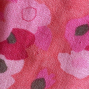 60s Vintage Pink Floral Shift Dress image 10